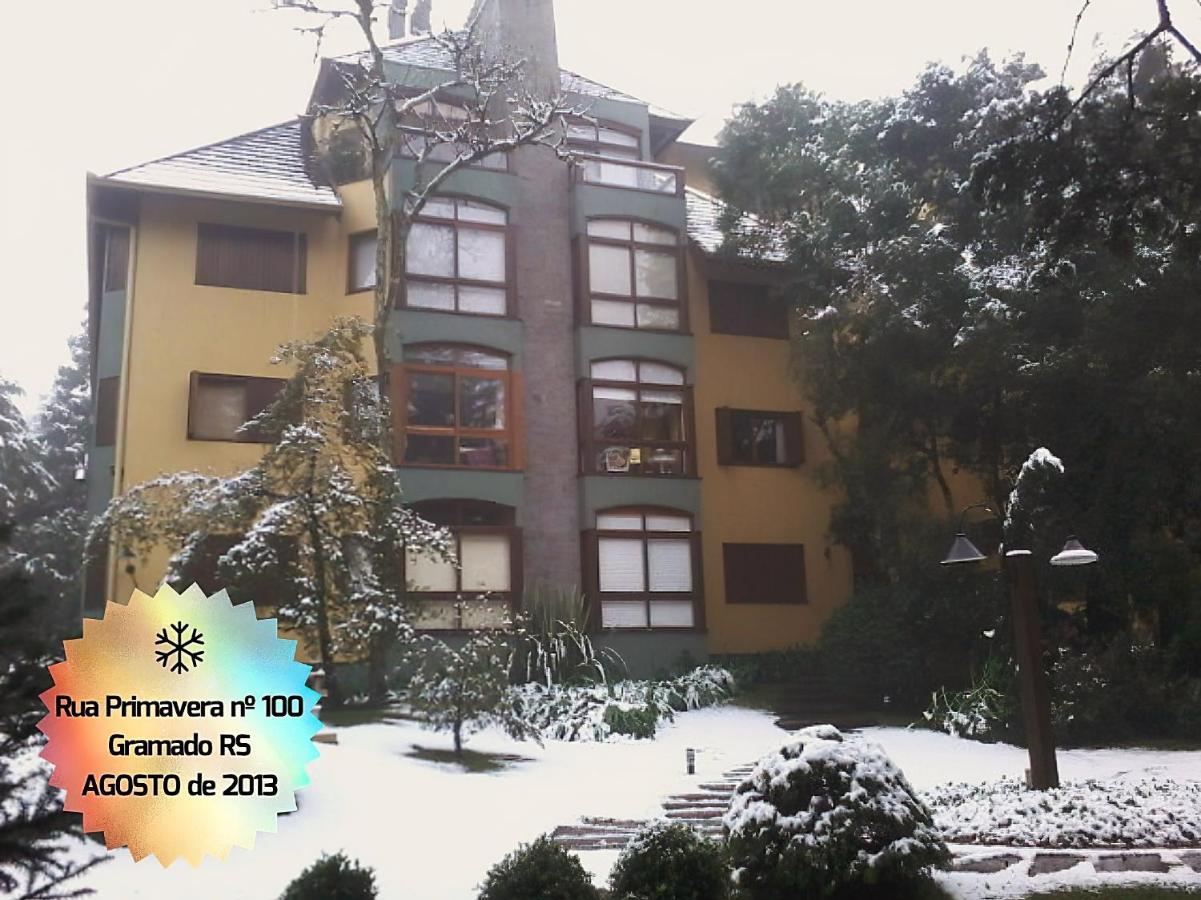 Apartamento Aluguel Temporada กรามาโด ภายนอก รูปภาพ